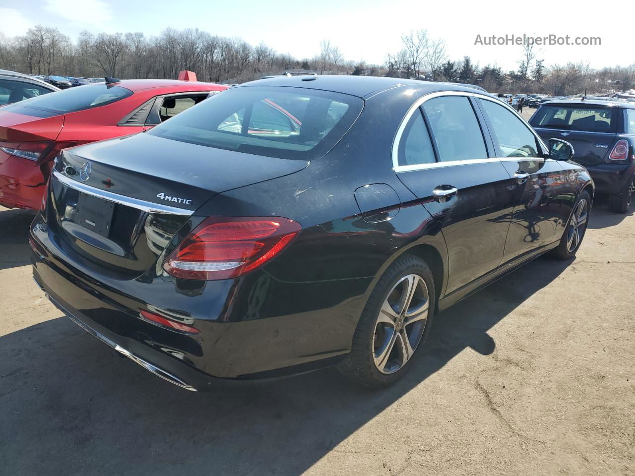 2019 Mercedes-benz E 300 4matic Black vin: WDDZF4KB5KA672053