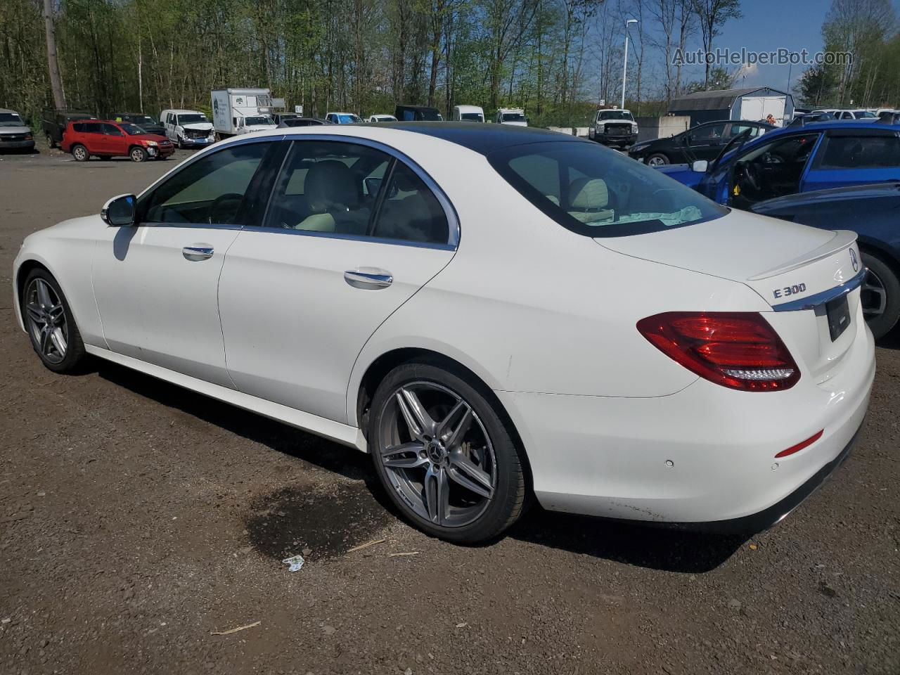 2019 Mercedes-benz E 300 4matic White vin: WDDZF4KB6KA561060