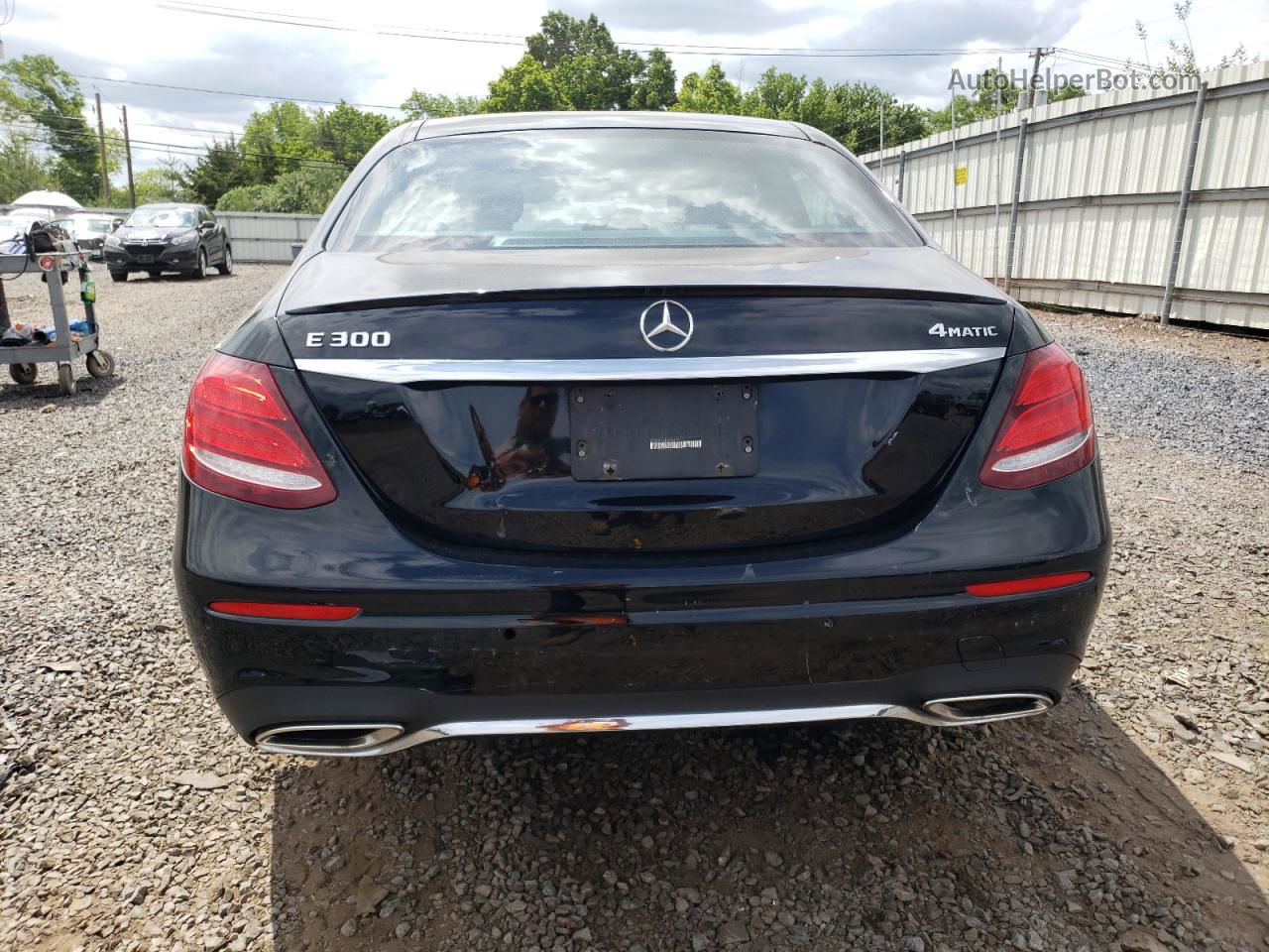 2019 Mercedes-benz E 300 4matic Black vin: WDDZF4KB6KA603517