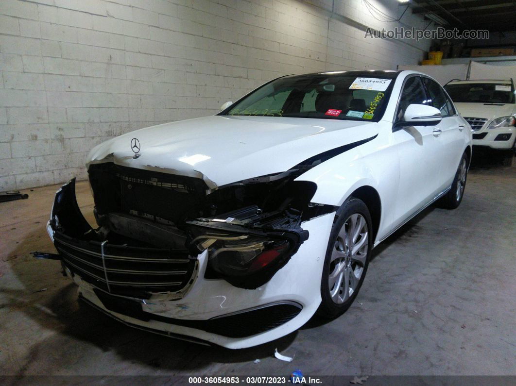 2019 Mercedes-benz E-class E 300 White vin: WDDZF4KB6KA613741