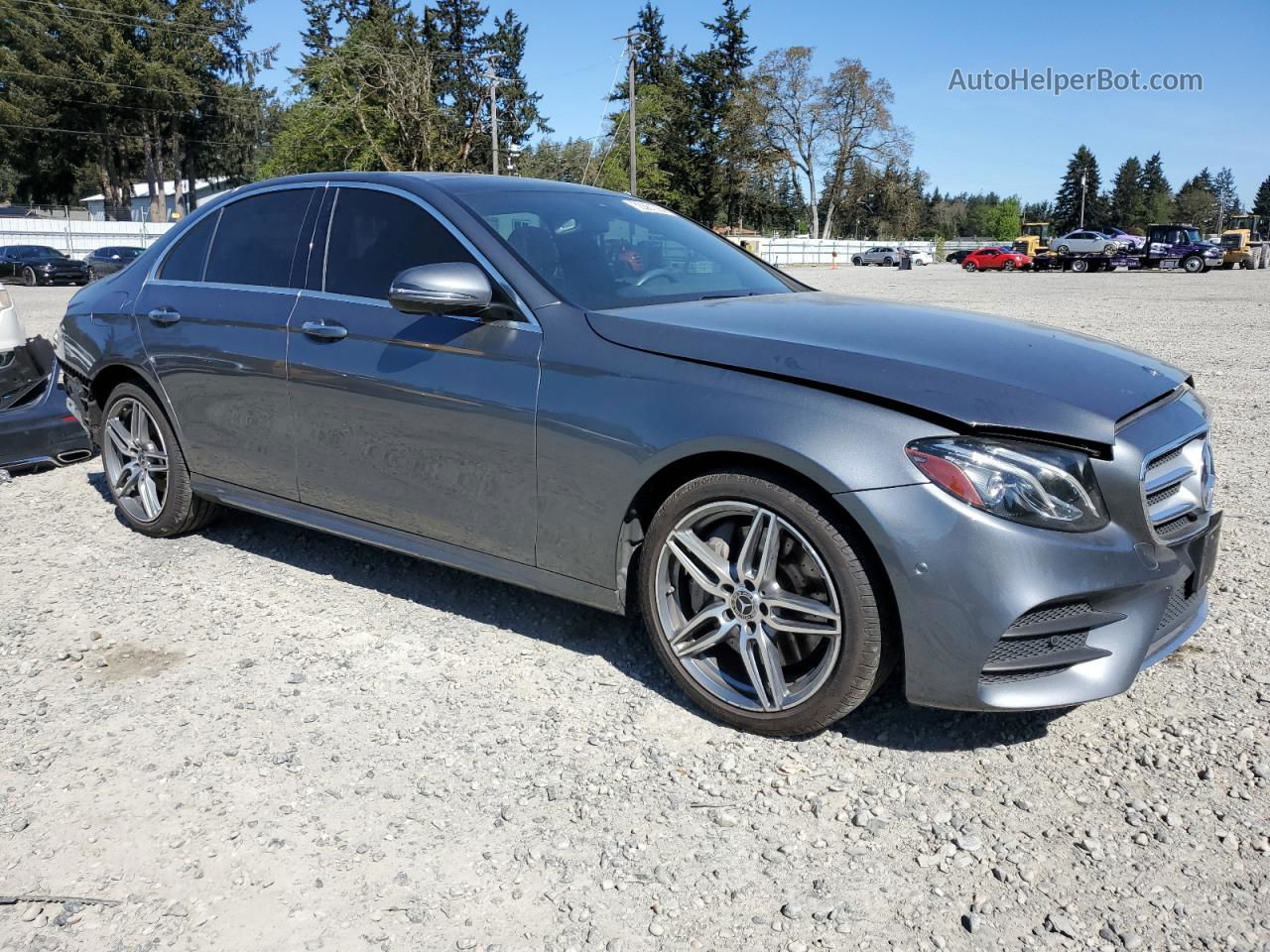 2019 Mercedes-benz E 300 4matic Silver vin: WDDZF4KB6KA670330