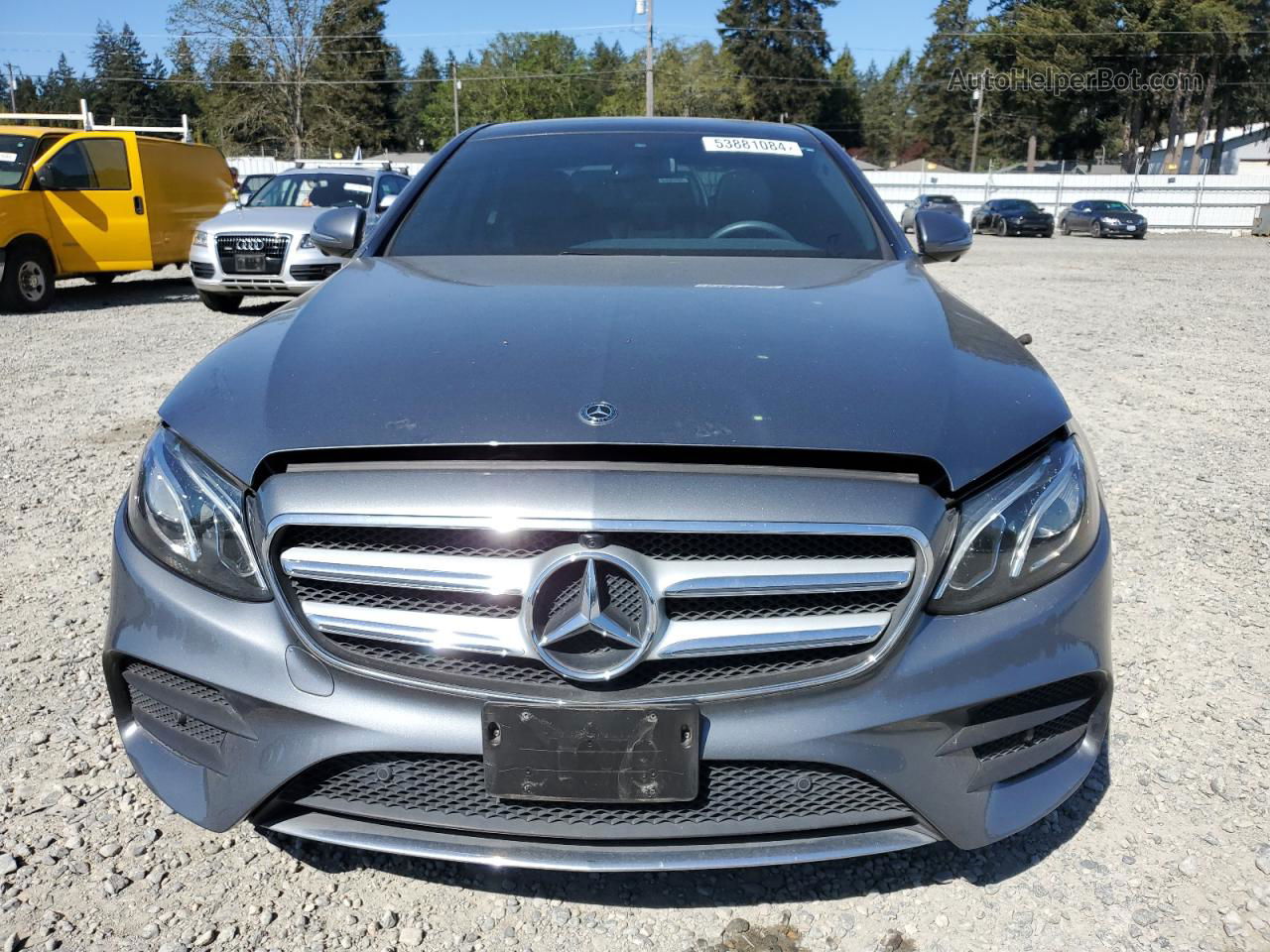 2019 Mercedes-benz E 300 4matic Silver vin: WDDZF4KB6KA670330