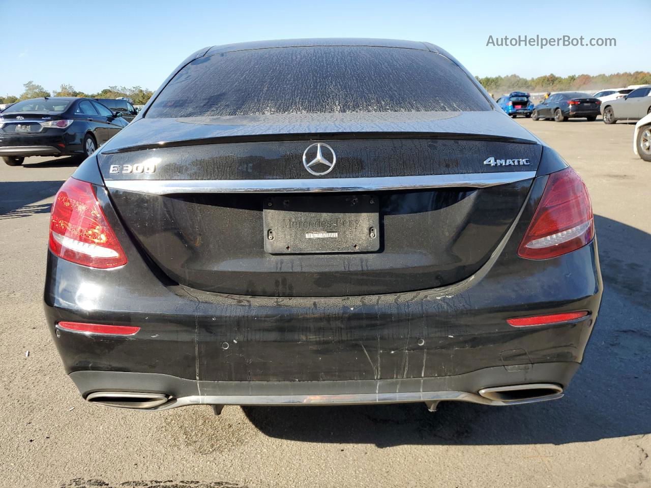 2019 Mercedes-benz E 300 4matic Black vin: WDDZF4KB7KA509808