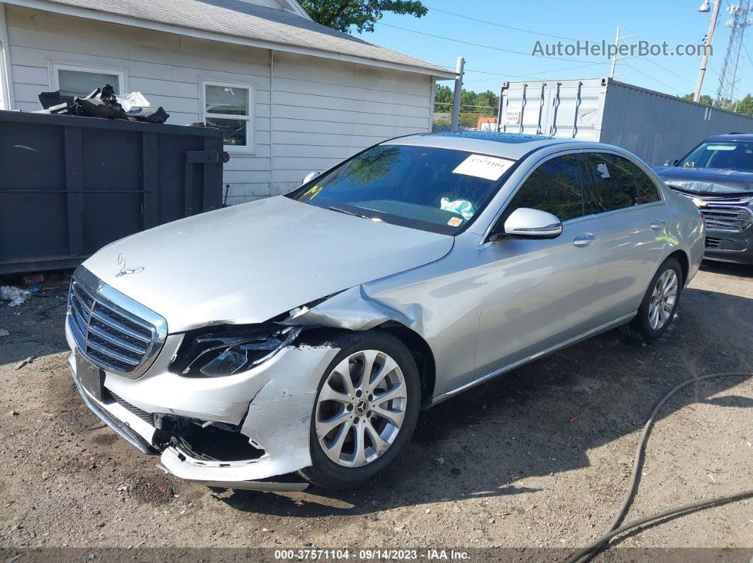 2019 Mercedes-benz E-class E 300 Silver vin: WDDZF4KB7KA562668