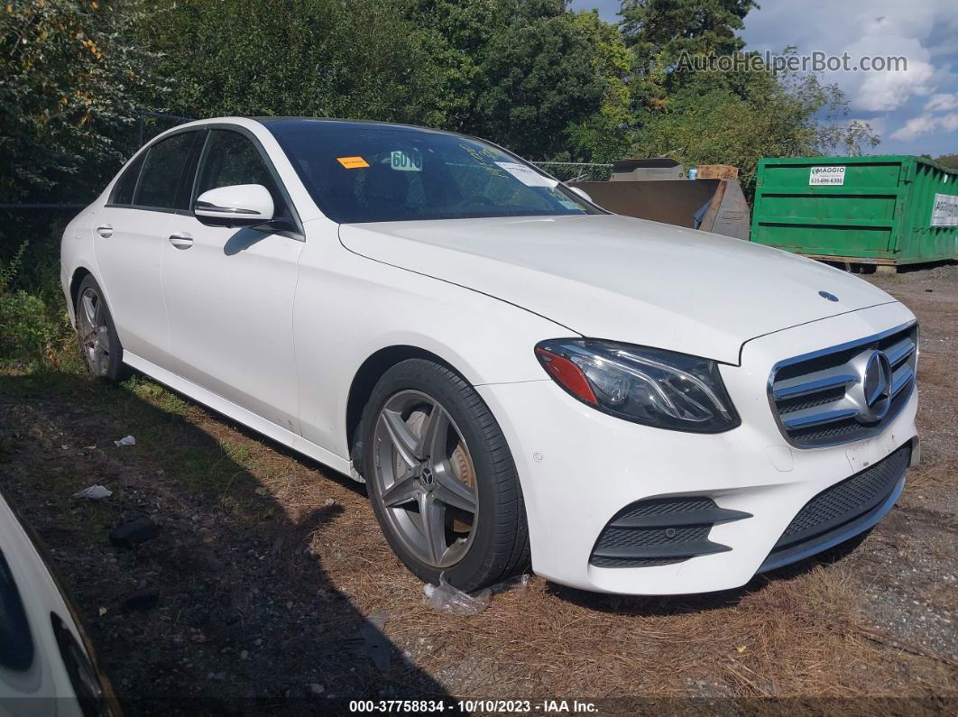 2019 Mercedes-benz E 300 4matic White vin: WDDZF4KB7KA585545