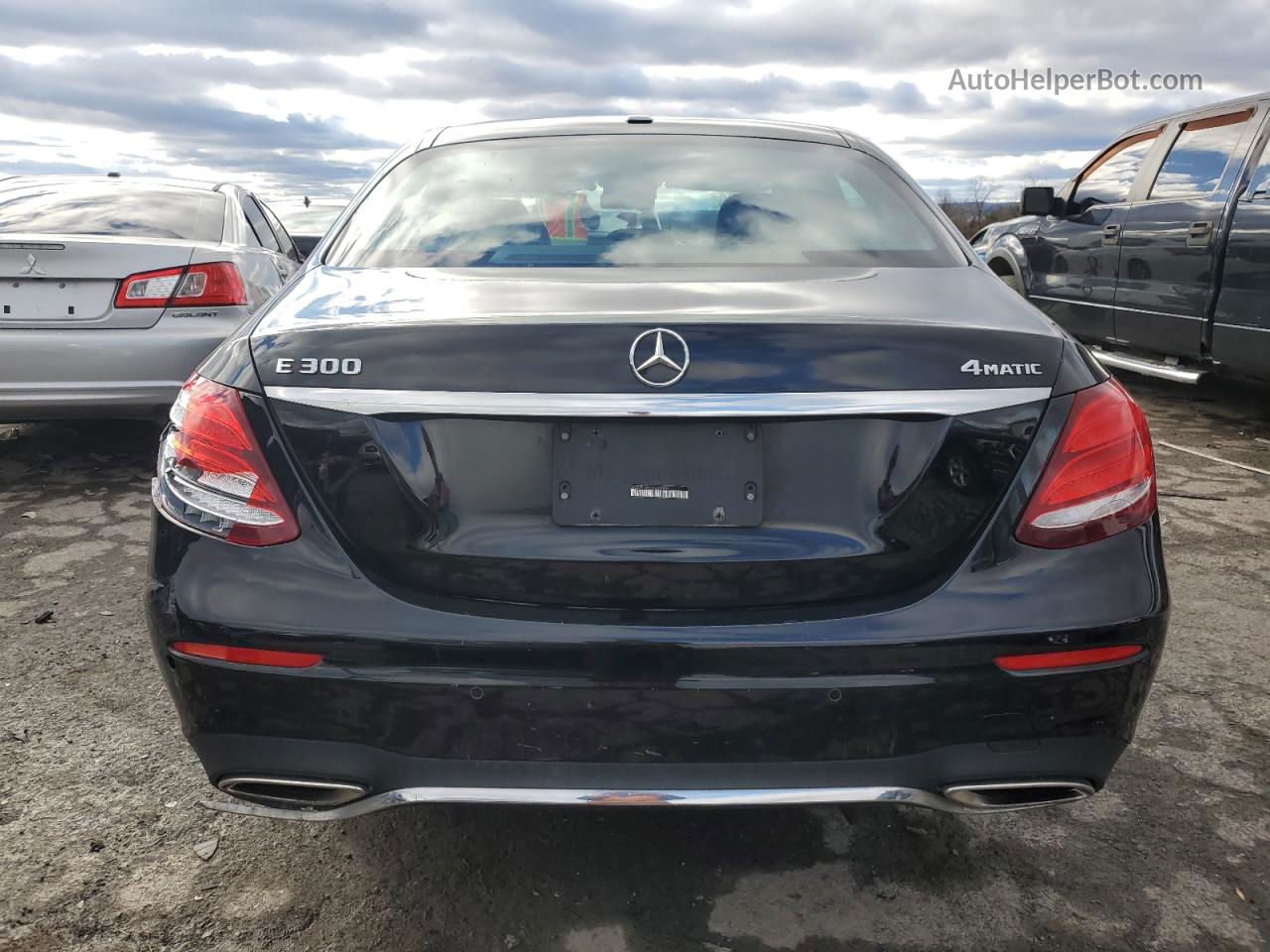 2019 Mercedes-benz E 300 4matic Black vin: WDDZF4KB7KA604904