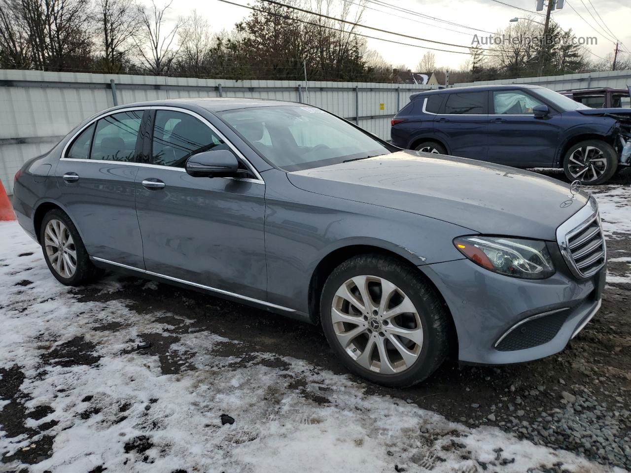 2019 Mercedes-benz E 300 4matic Gray vin: WDDZF4KB7KA659434