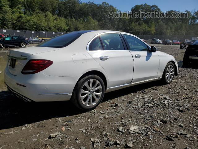 2019 Mercedes-benz E 300 4matic White vin: WDDZF4KB8JA396675