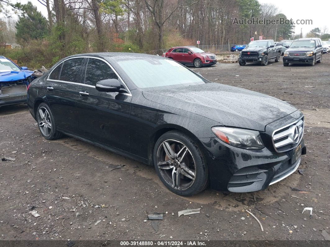 2019 Mercedes-benz E 300 4matic Black vin: WDDZF4KB9KA501208