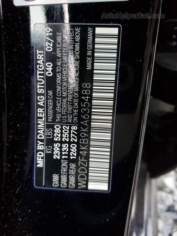 2019 Mercedes-benz E 300 4matic Black vin: WDDZF4KB9KA635488