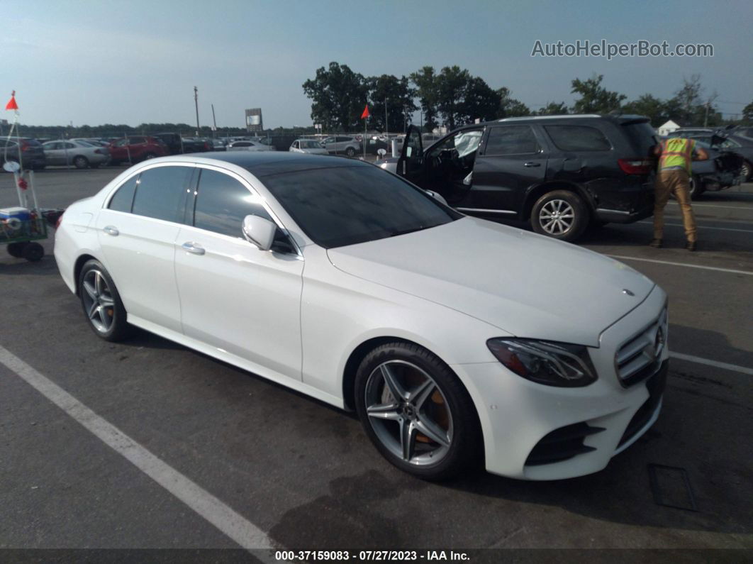 2019 Mercedes-benz E-class E 300 White vin: WDDZF4KBXKA516963