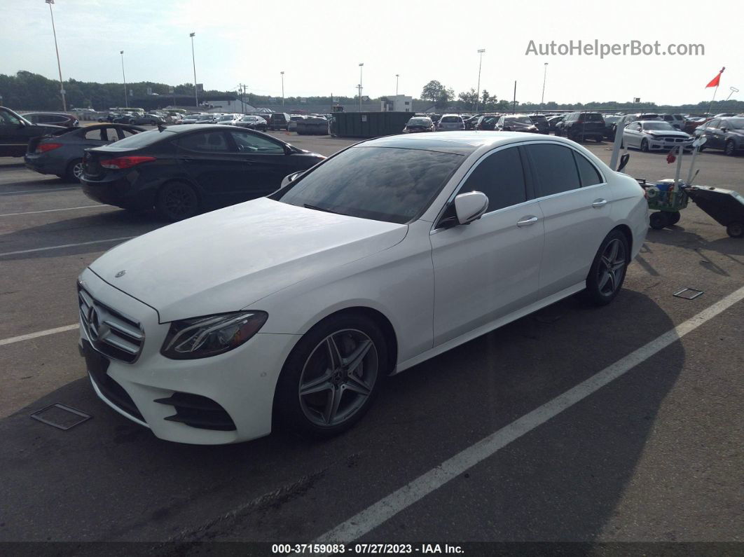 2019 Mercedes-benz E-class E 300 White vin: WDDZF4KBXKA516963