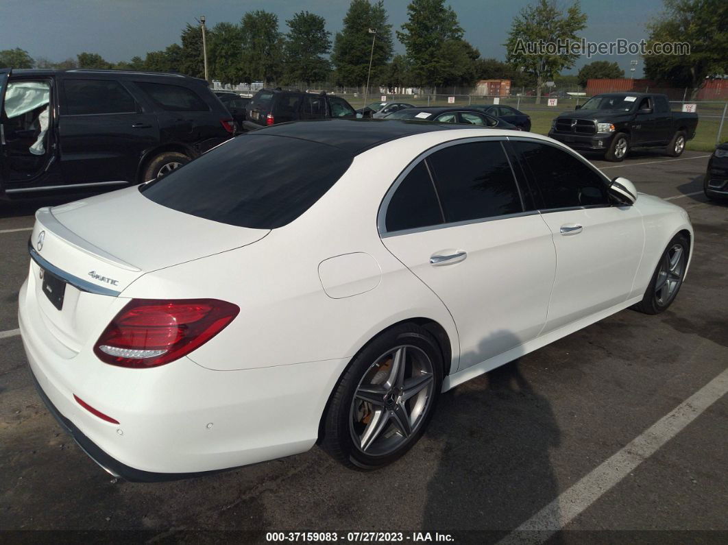 2019 Mercedes-benz E-class E 300 White vin: WDDZF4KBXKA516963