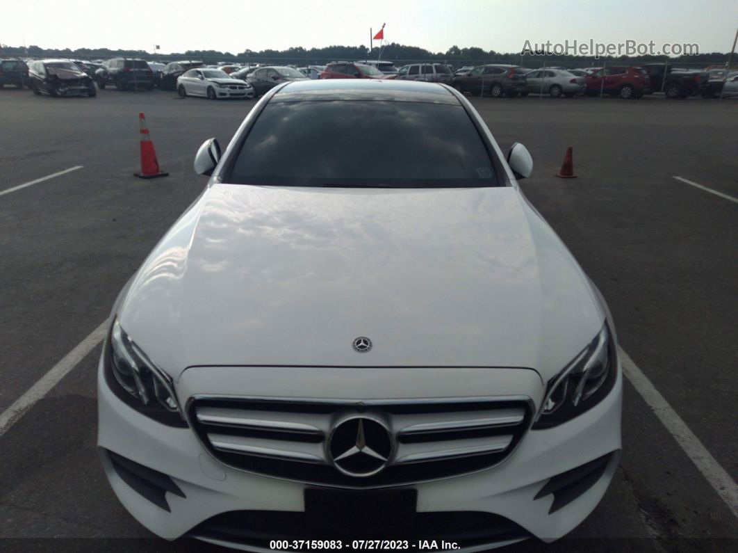 2019 Mercedes-benz E-class E 300 White vin: WDDZF4KBXKA516963