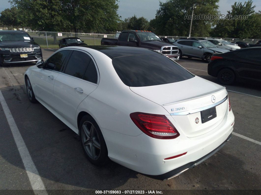 2019 Mercedes-benz E-class E 300 White vin: WDDZF4KBXKA516963