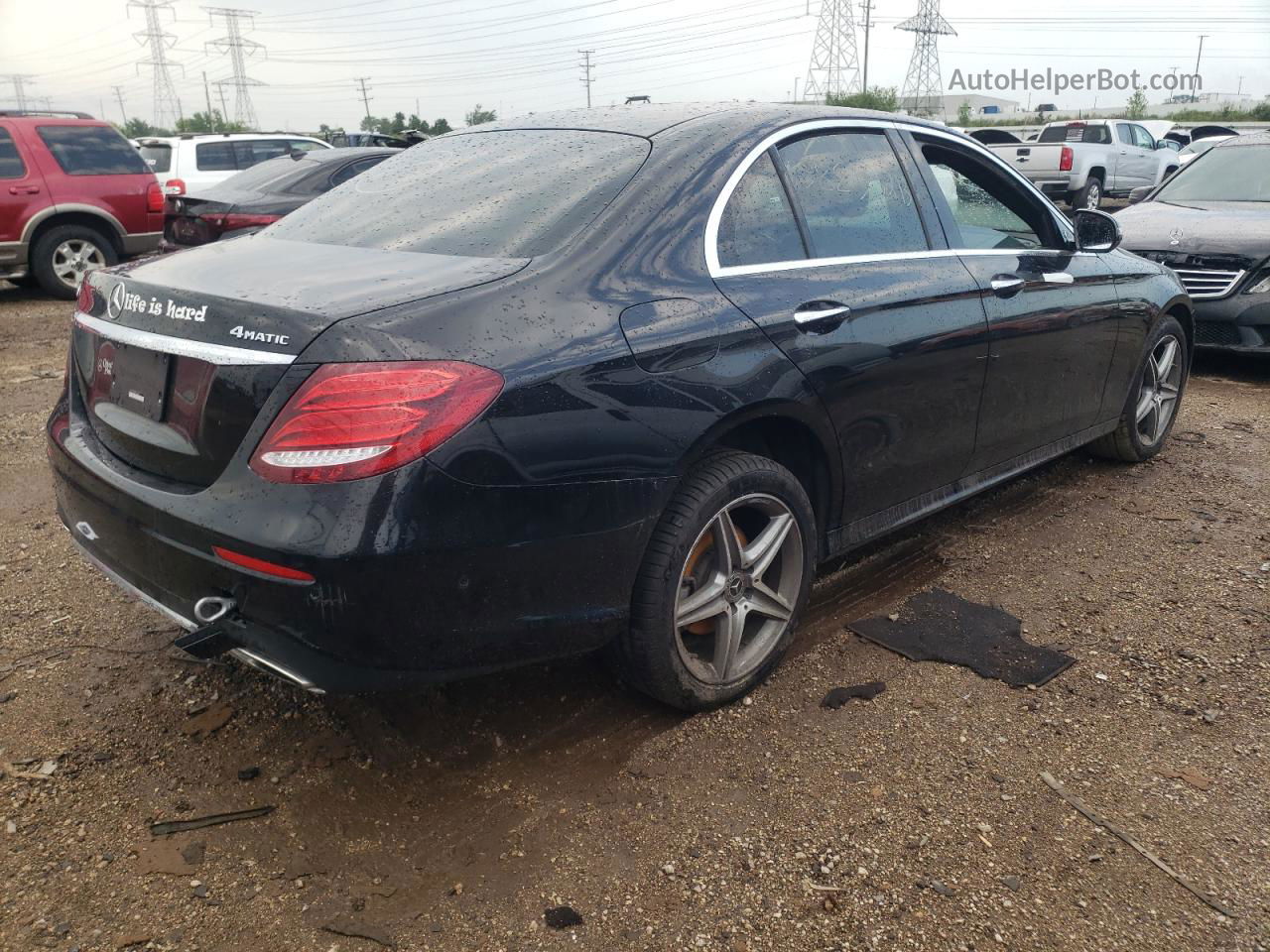 2019 Mercedes-benz E 300 4matic Black vin: WDDZF4KBXKA562485