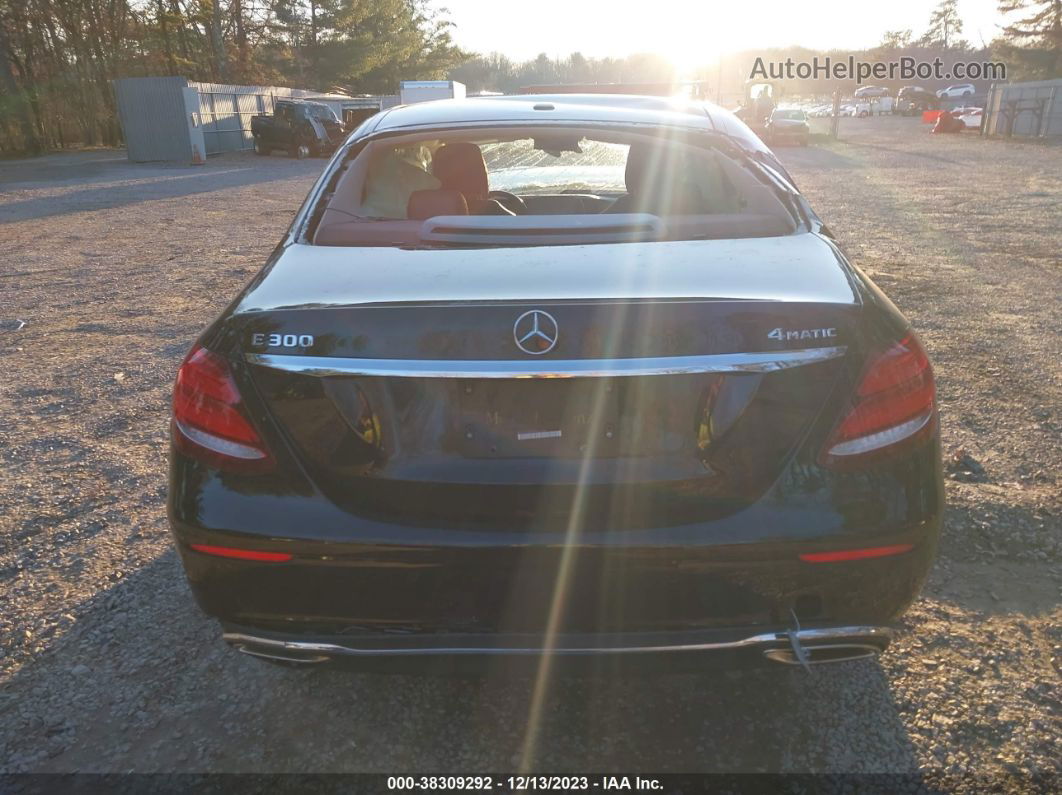 2019 Mercedes-benz E 300 4matic Black vin: WDDZF4KBXKA593588