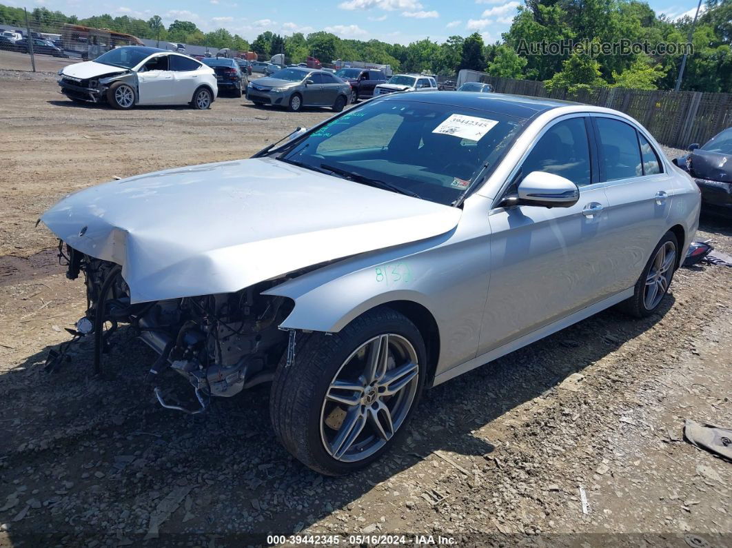 2019 Mercedes-benz E 300 4matic Silver vin: WDDZF4KBXKA632891