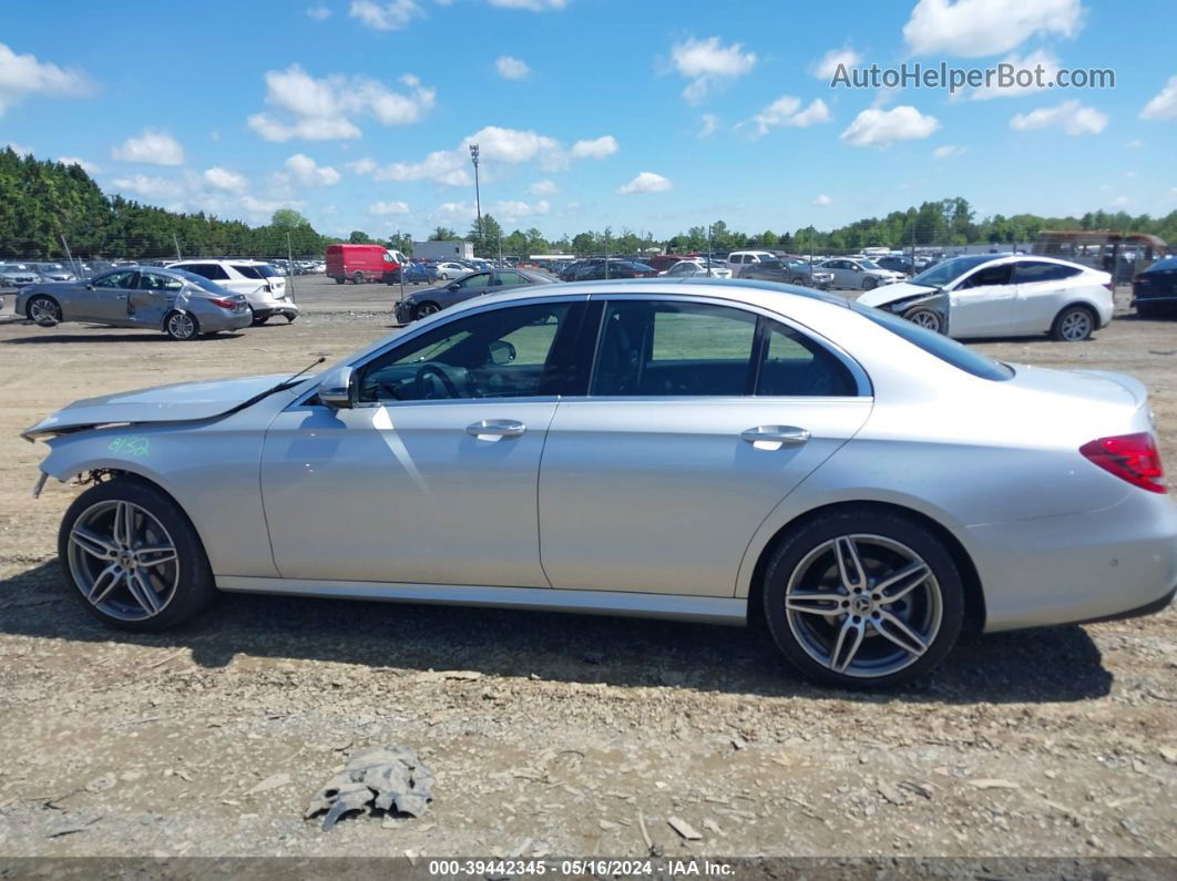 2019 Mercedes-benz E 300 4matic Silver vin: WDDZF4KBXKA632891