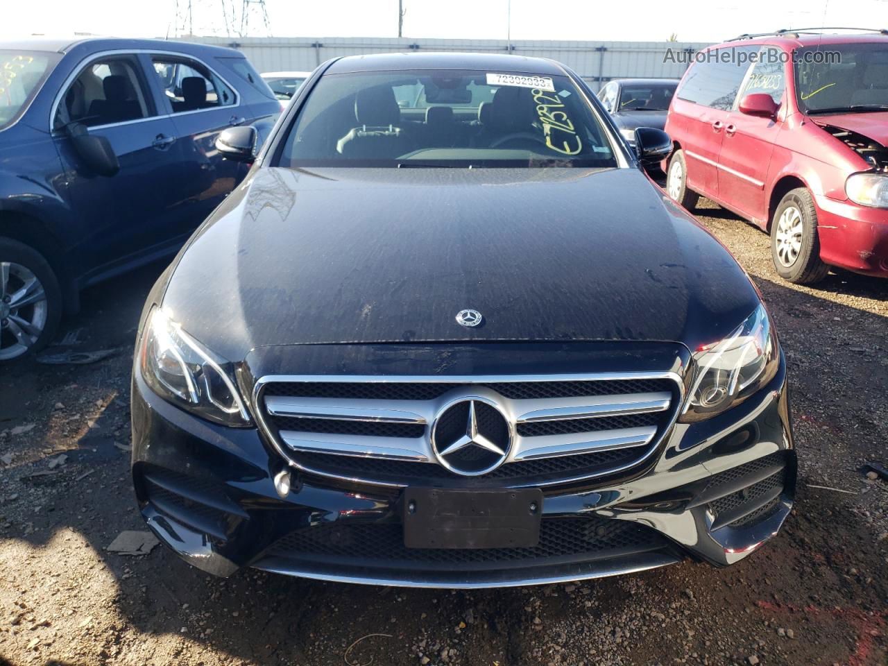 2019 Mercedes-benz E 300 4matic Black vin: WDDZF4KBXKA676048