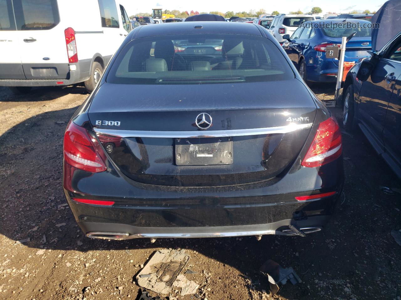 2019 Mercedes-benz E 300 4matic Black vin: WDDZF4KBXKA676048