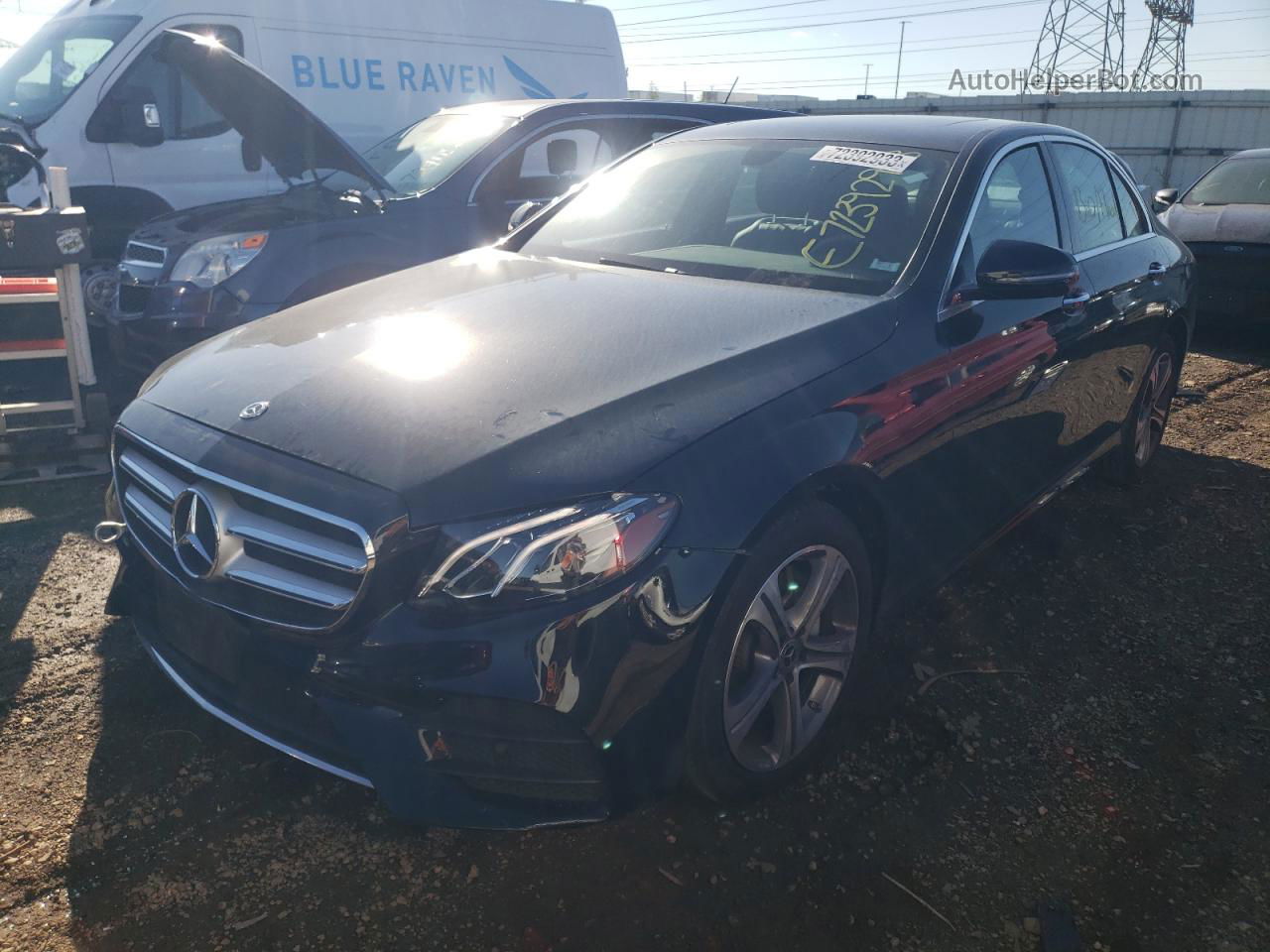 2019 Mercedes-benz E 300 4matic Черный vin: WDDZF4KBXKA676048