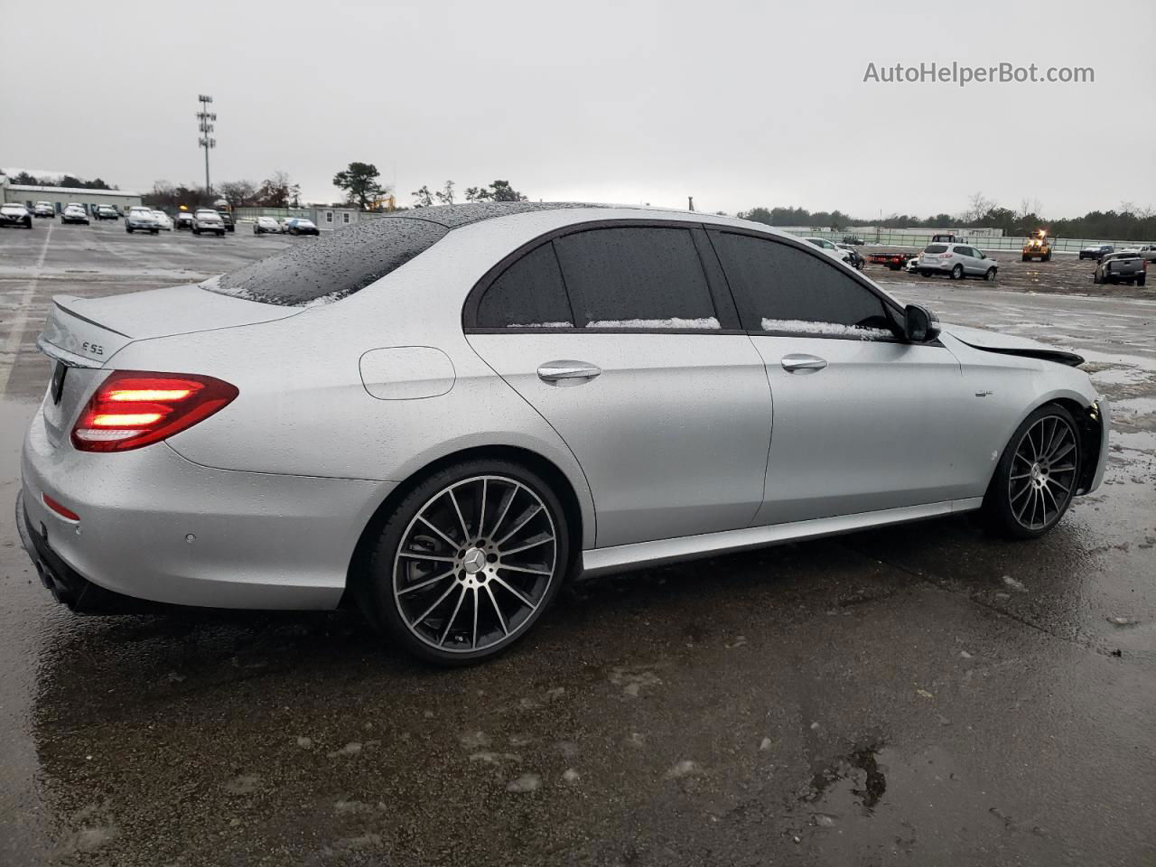 2019 Mercedes-benz E Amg 53 4matic Silver vin: WDDZF6BB1KA570132