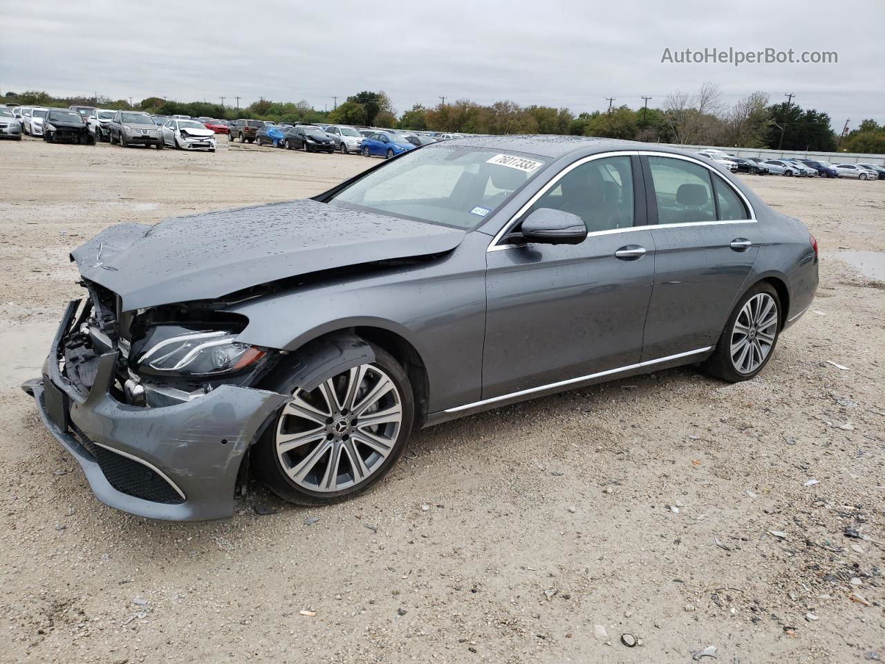 2019 Mercedes-benz E 450 4matic Gray vin: WDDZF6JB2KA539523