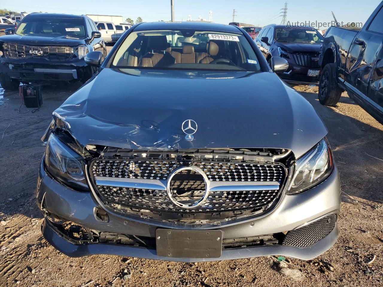 2019 Mercedes-benz E 450 4matic Gray vin: WDDZF6JB2KA539523