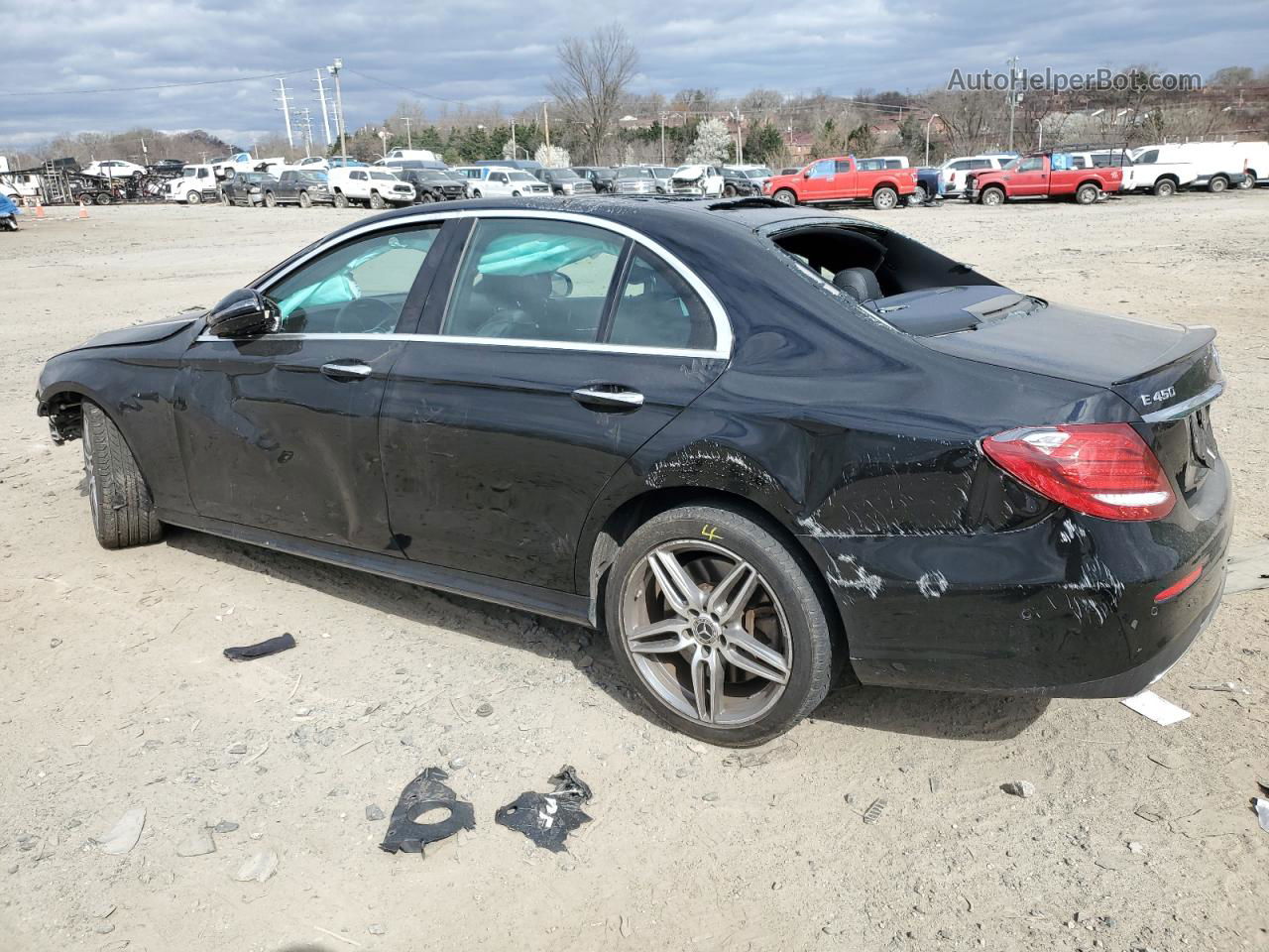 2019 Mercedes-benz E 450 4matic Black vin: WDDZF6JB3KA513495