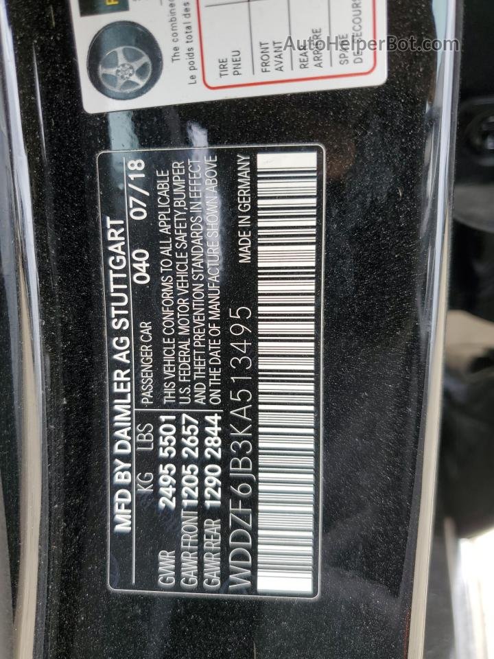 2019 Mercedes-benz E 450 4matic Black vin: WDDZF6JB3KA513495