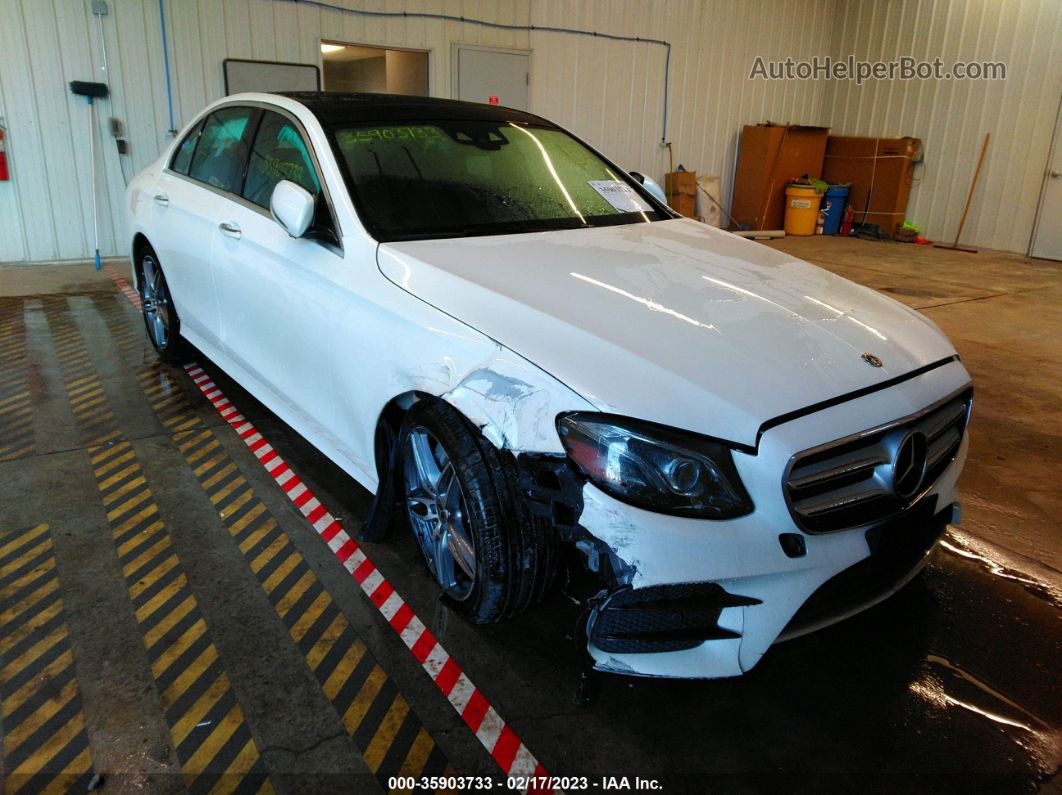 2019 Mercedes-benz E-class E 450 White vin: WDDZF6JB4KA646380