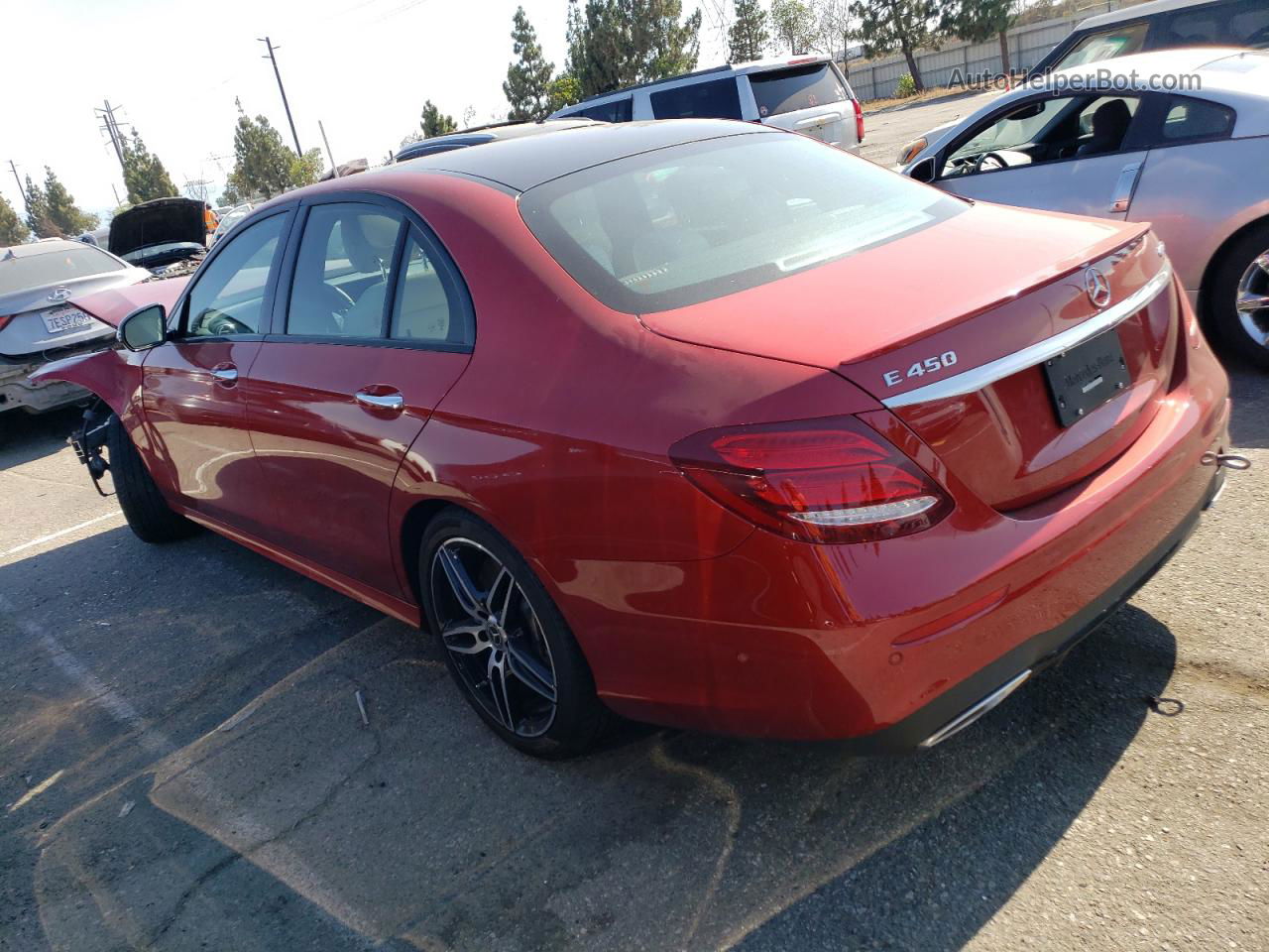 2019 Mercedes-benz E 450 4matic Burgundy vin: WDDZF6JB5KA517595