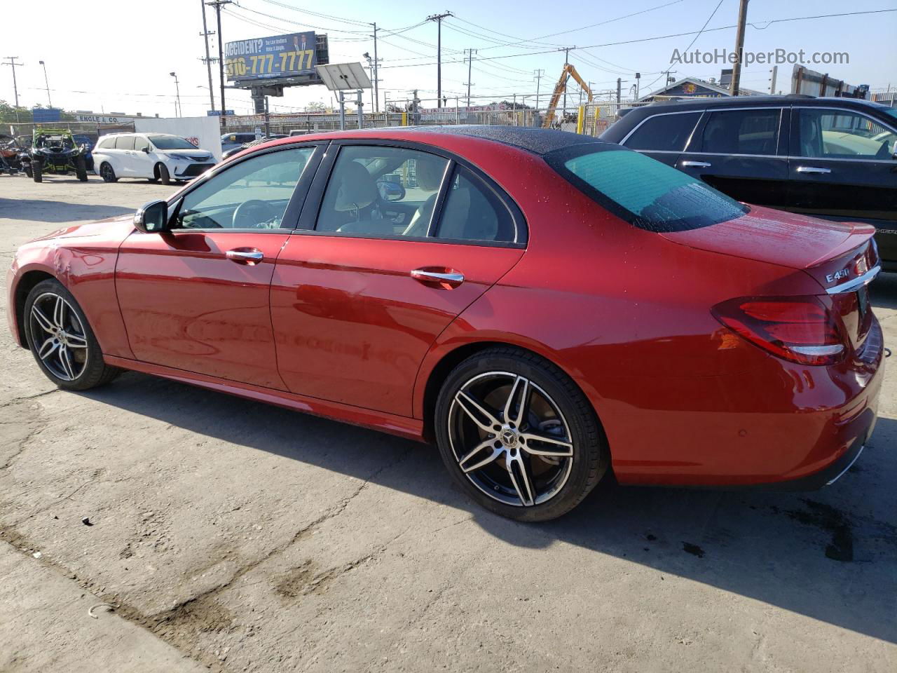 2019 Mercedes-benz E 450 4matic Burgundy vin: WDDZF6JB5KA517595