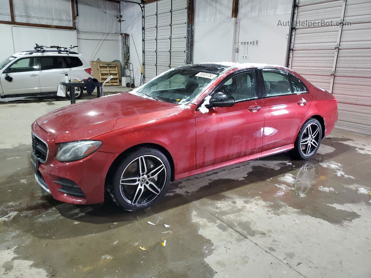 2019 Mercedes-benz E 450 4matic Maroon vin: WDDZF6JB5KA517595