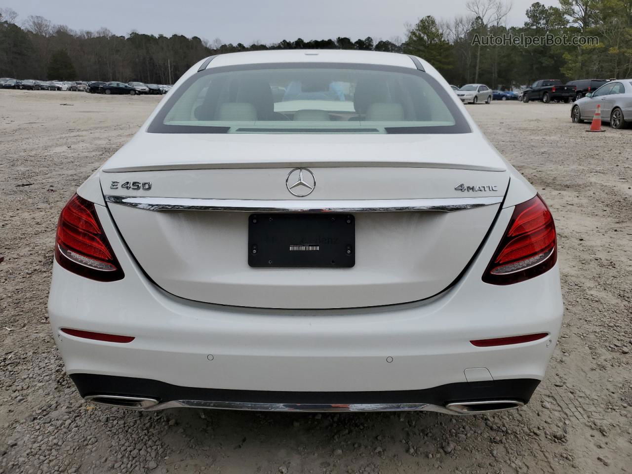 2019 Mercedes-benz E 450 4matic White vin: WDDZF6JB7KA615804