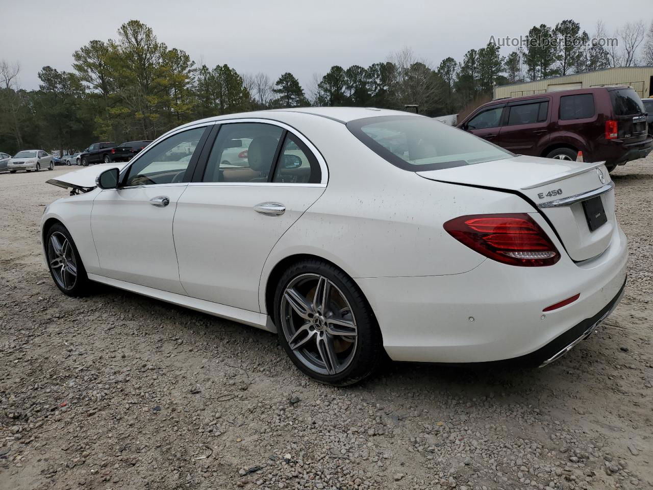 2019 Mercedes-benz E 450 4matic White vin: WDDZF6JB7KA615804