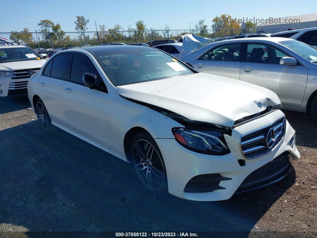 2019 Mercedes-benz E-class E 450 White vin: WDDZF6JB9KA680895