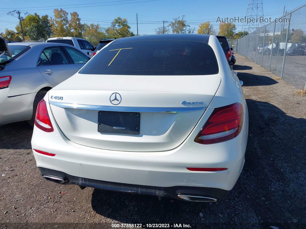 2019 Mercedes-benz E-class E 450 White vin: WDDZF6JB9KA680895