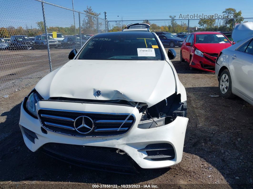 2019 Mercedes-benz E-class E 450 White vin: WDDZF6JB9KA680895