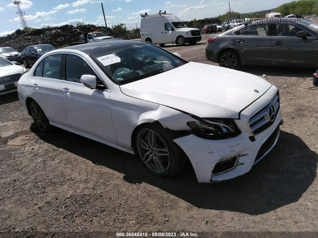 2019 Mercedes-benz E 450 4matic White vin: WDDZF6JBXKA490670