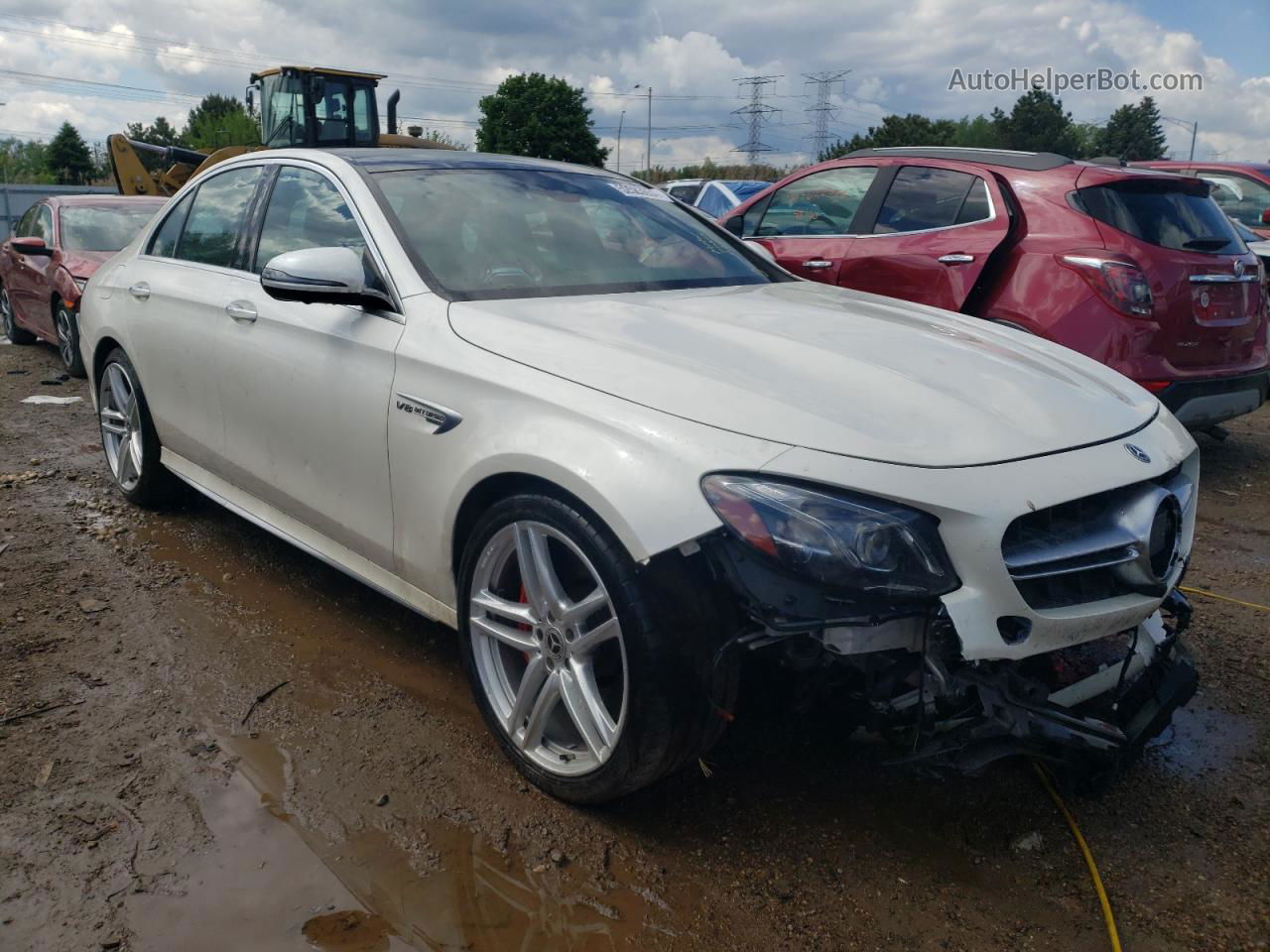 2019 Mercedes-benz E 63 Amg-s 4matic White vin: WDDZF8KB8KA517424