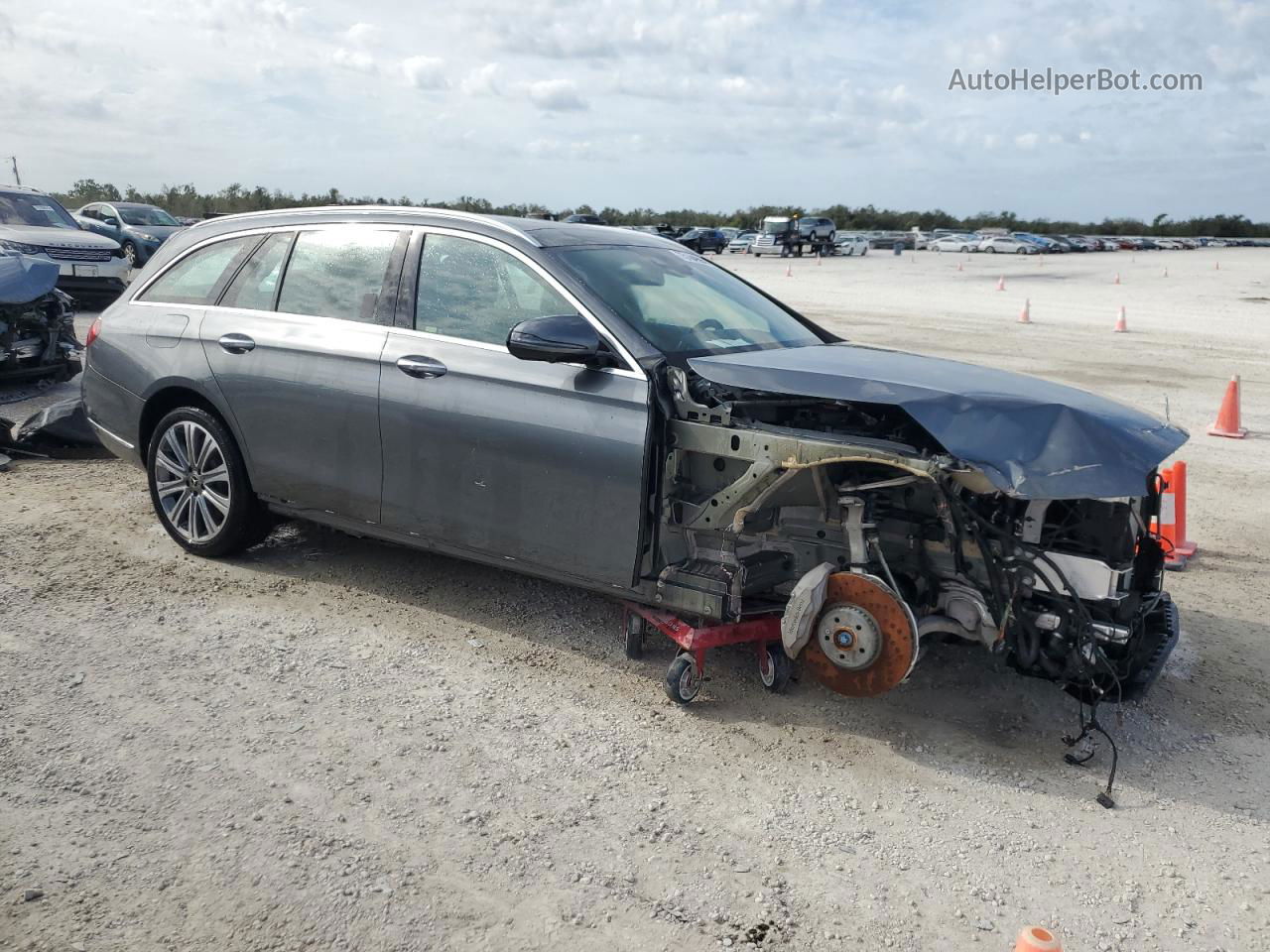 2019 Mercedes-benz E 450 4matic Gray vin: WDDZH6JB2KA561659