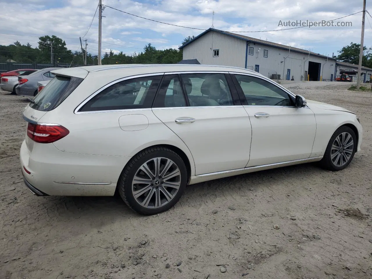 2019 Mercedes-benz E 450 4matic White vin: WDDZH6JB5KA559176