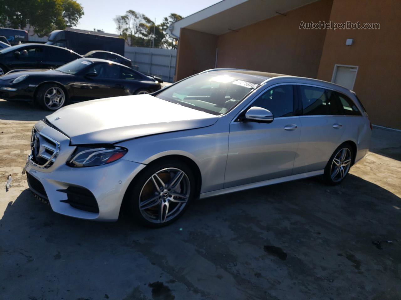 2019 Mercedes-benz E 450 4matic Silver vin: WDDZH6JB6KA606991