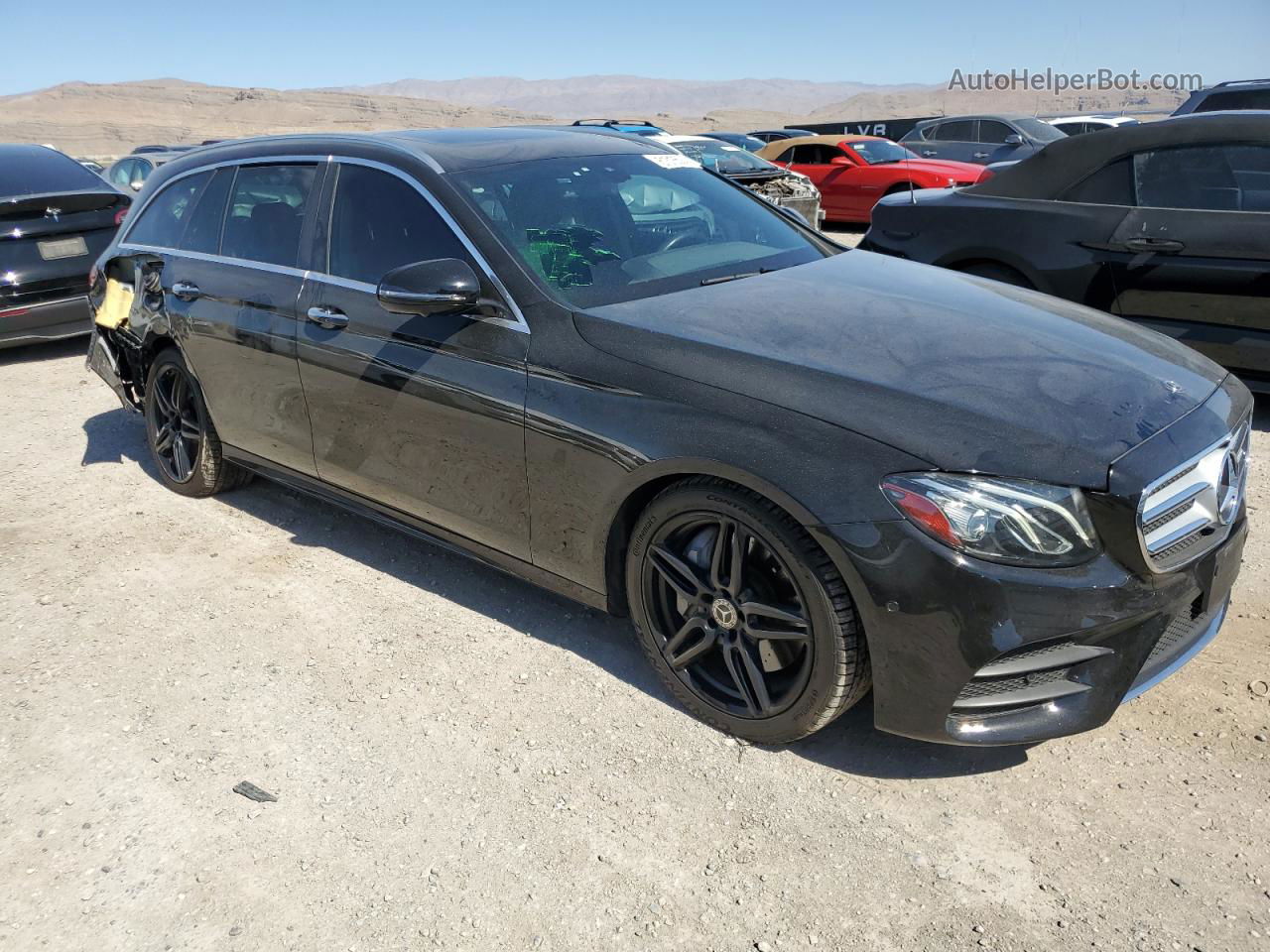 2019 Mercedes-benz E 450 4matic Черный vin: WDDZH6JB8KA592205