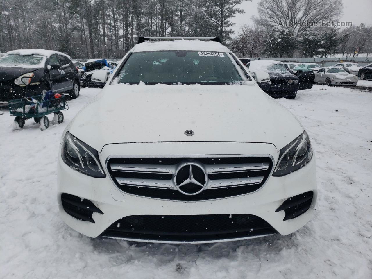 2019 Mercedes-benz E 450 4matic White vin: WDDZH6JB8KA679182