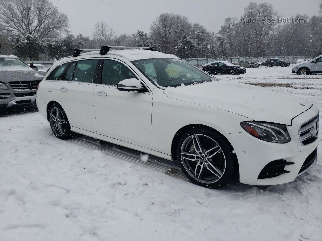 2019 Mercedes-benz E 450 4matic White vin: WDDZH6JB8KA679182