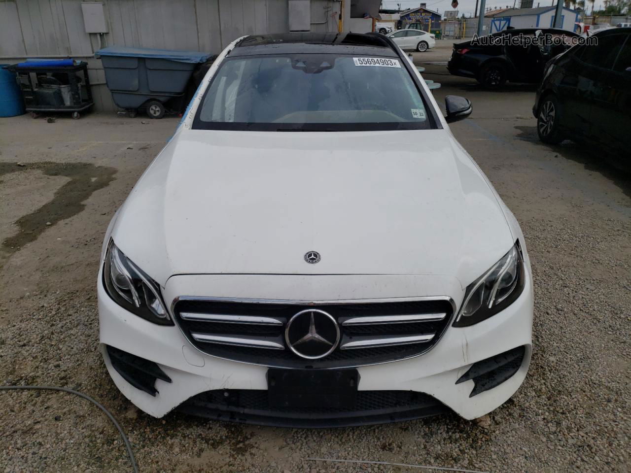 2019 Mercedes-benz E 450 4matic White vin: WDDZH6JB9KA555910