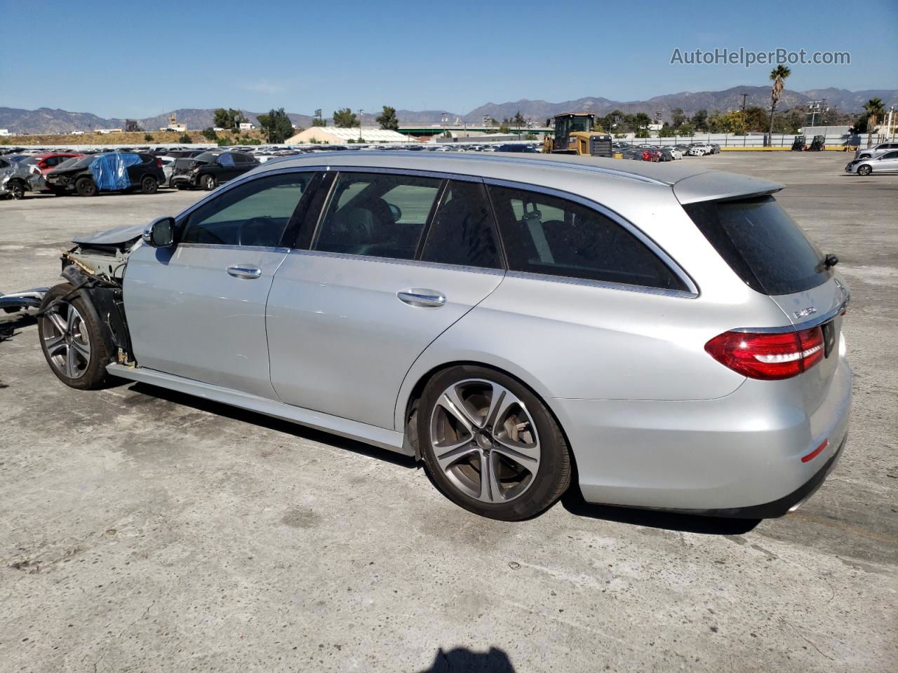 2019 Mercedes-benz E 450 4matic Silver vin: WDDZH6JBXKA637855